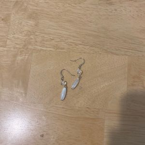 Handmade pearl earrings